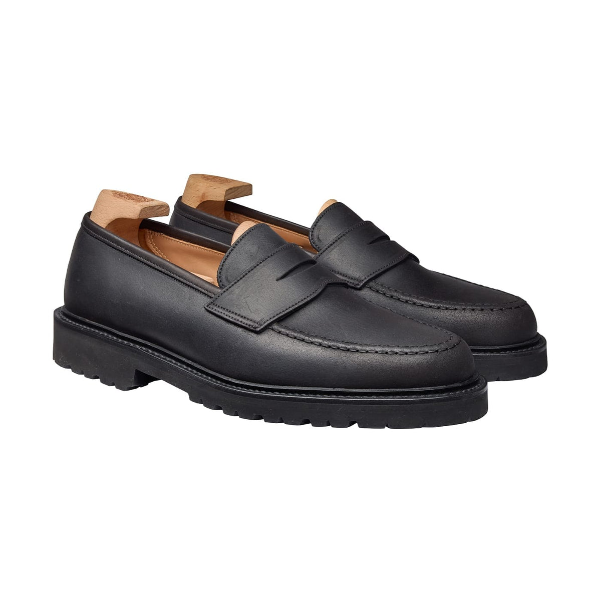 Boston 2 Black Rough-Out Suede