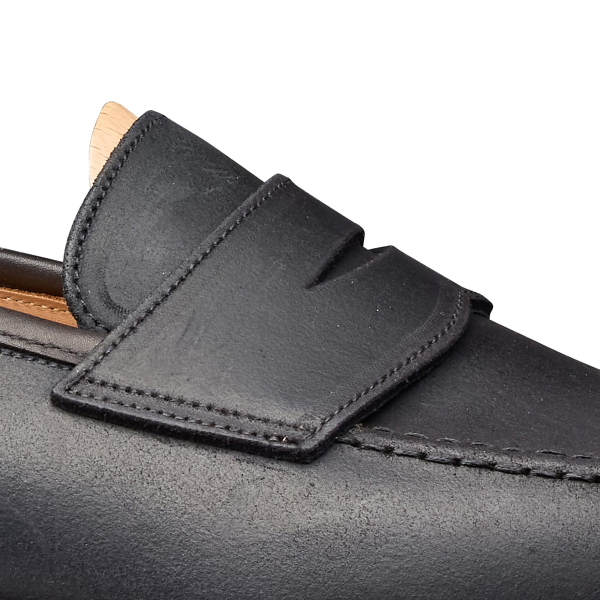 Boston 2 Black Rough-Out Suede