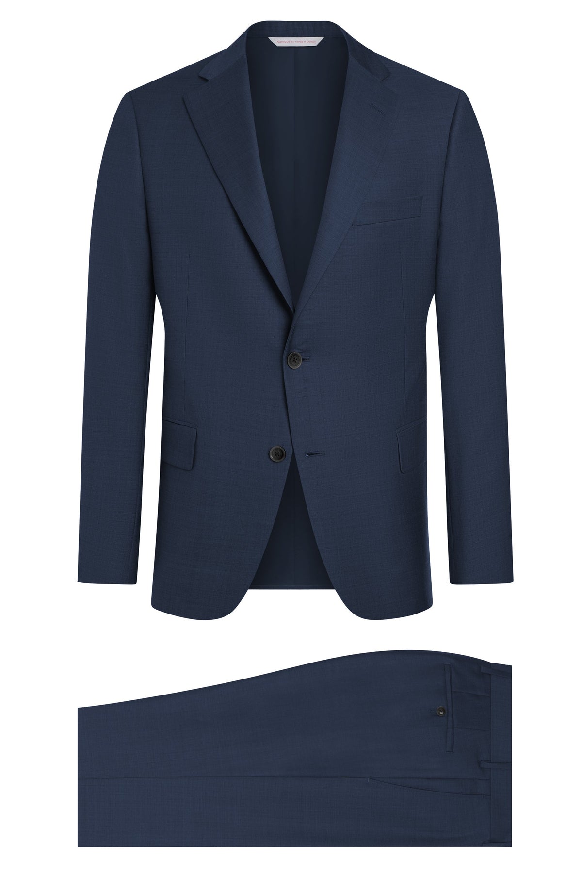 Navy Super 120's Sharksin suit