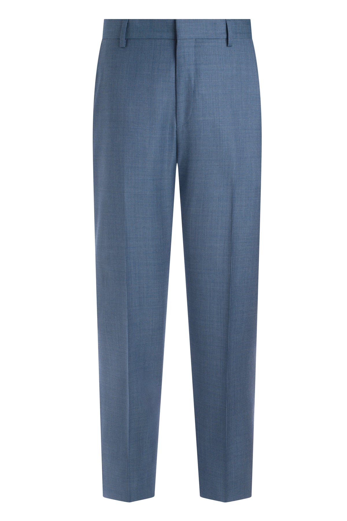Blue Teal Neat Solid Suit
