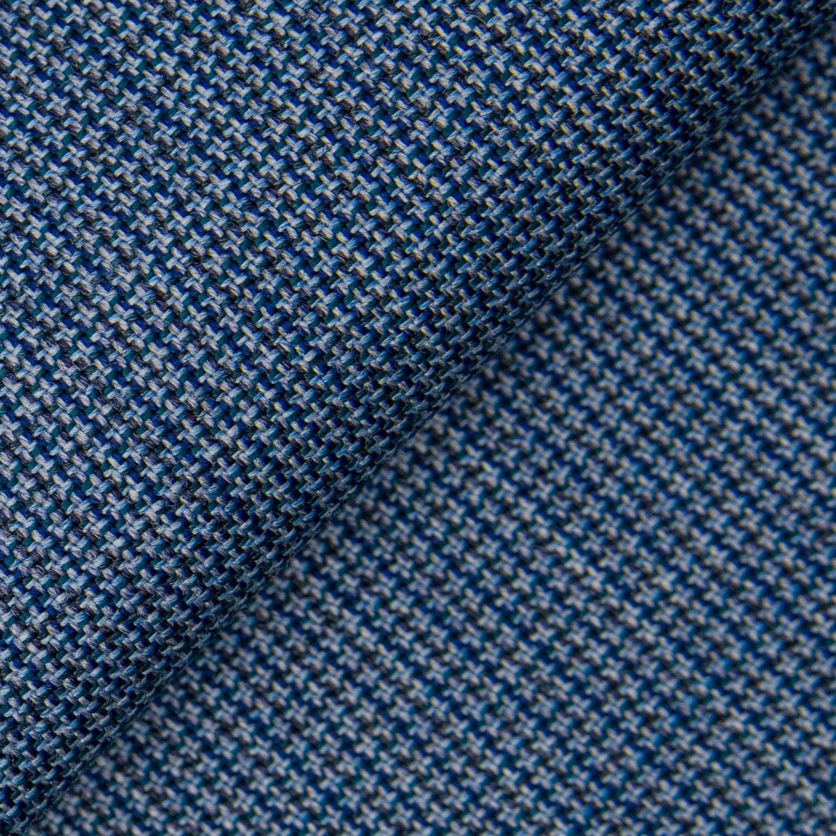 Blue Teal Neat Solid Suit