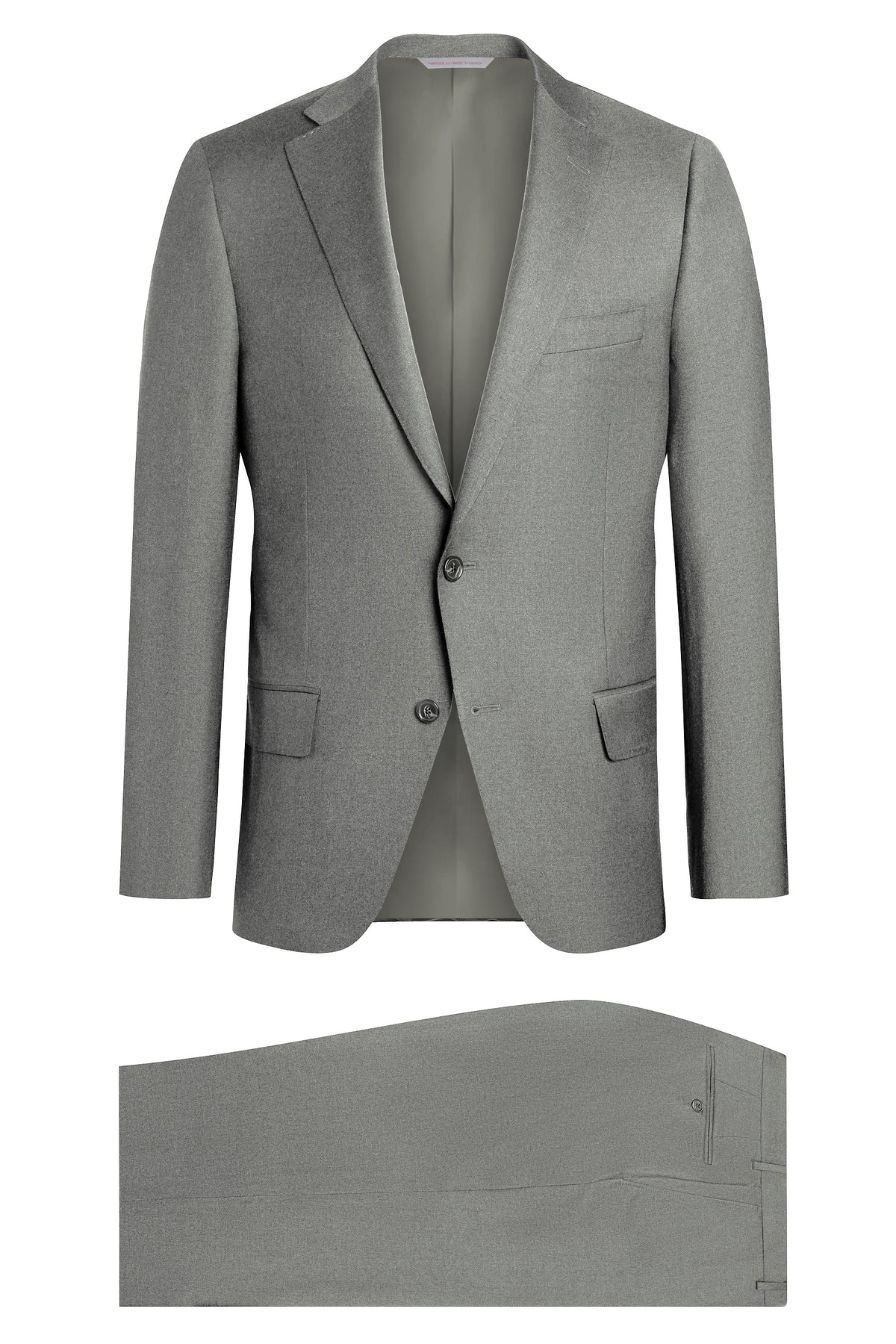 Grey Super 120's Poly Blend Suit