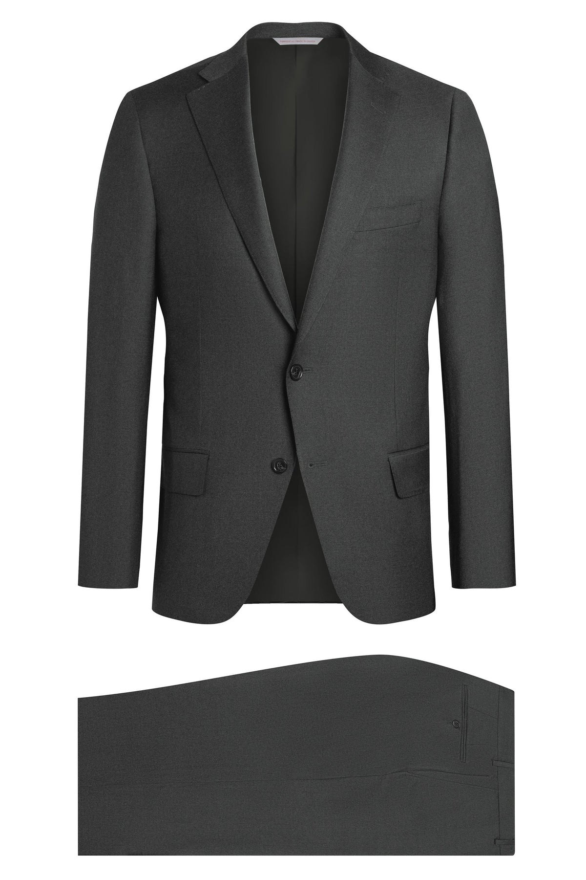 Charcoal Super 120's Poly Blend Suit