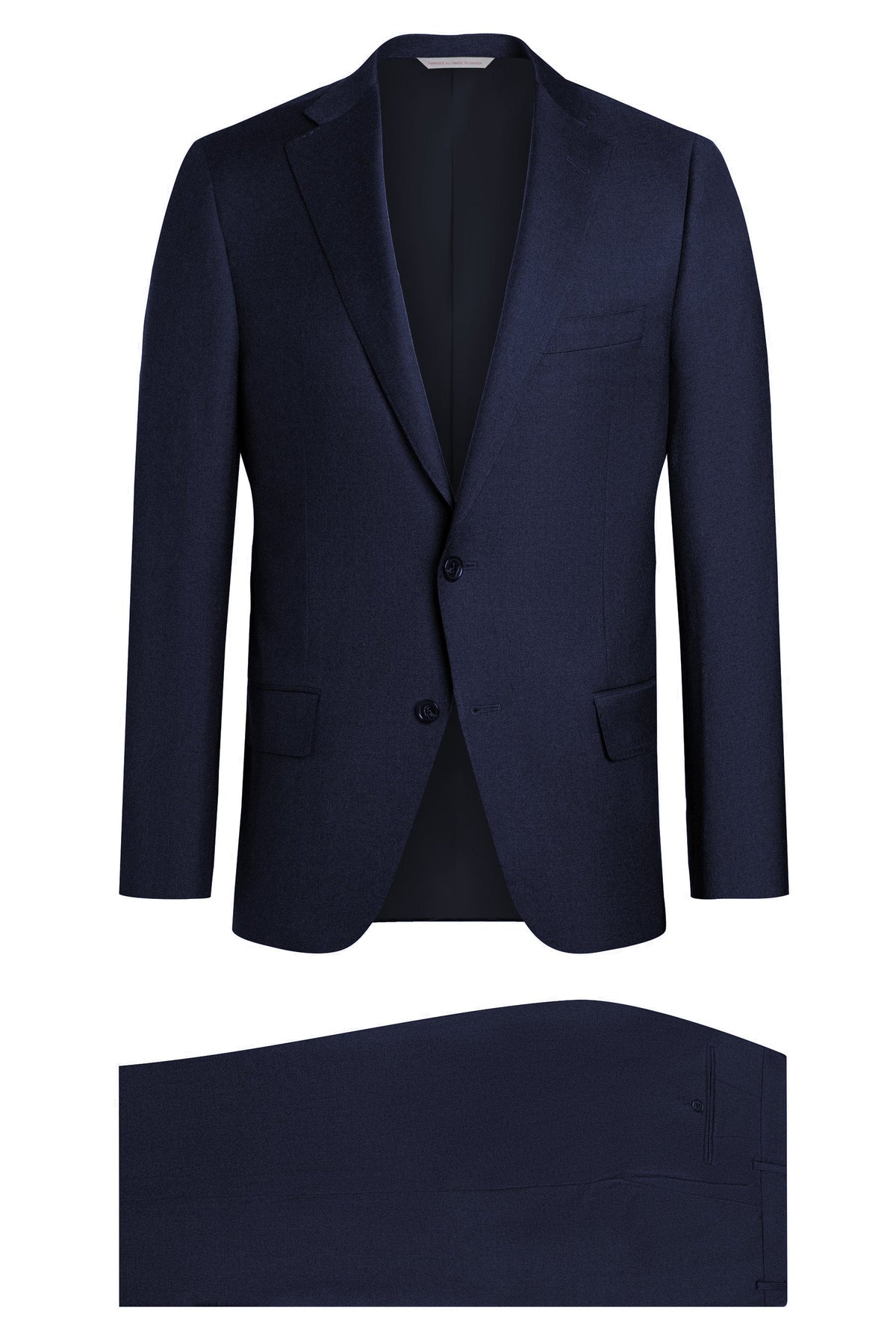 Navy Super 120's Poly Blend Suit