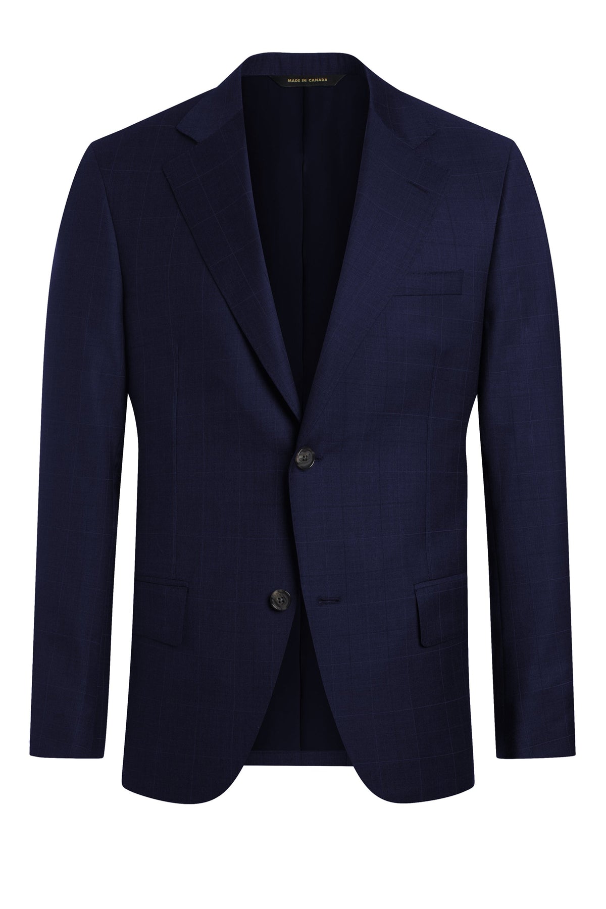 Navy 130's Plaid Suit