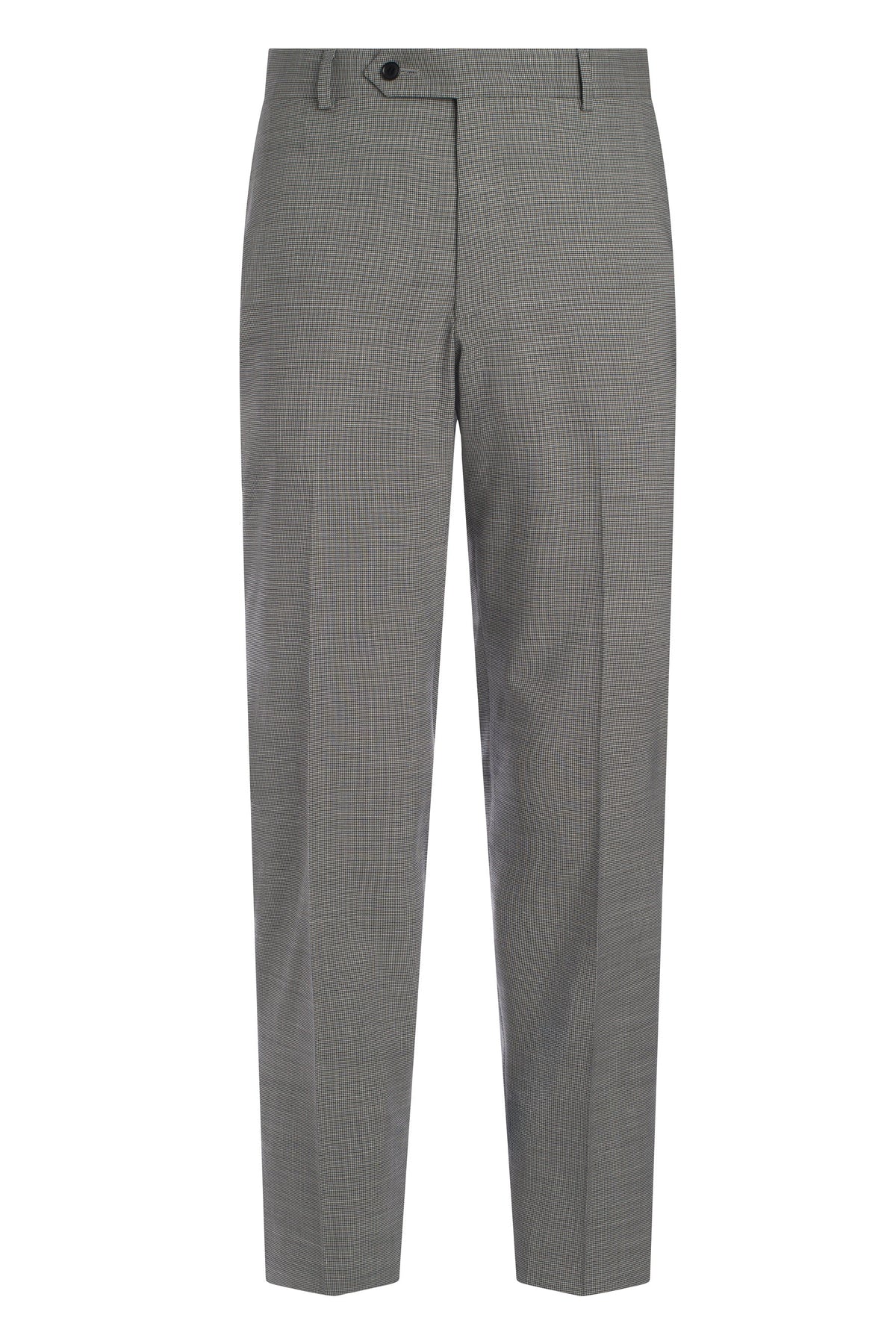 Black and White Super 120's Houndstooth Suit