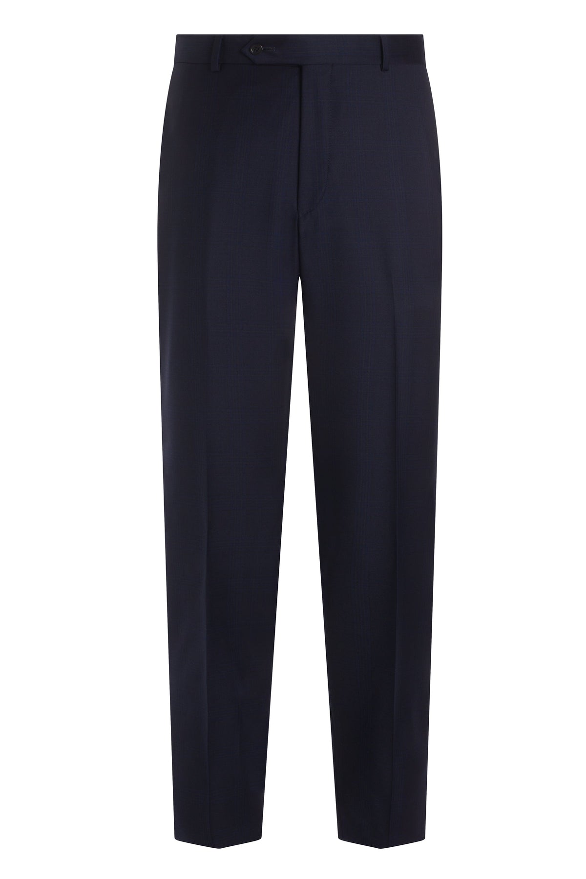 Navy Super 130's Plaid Suit