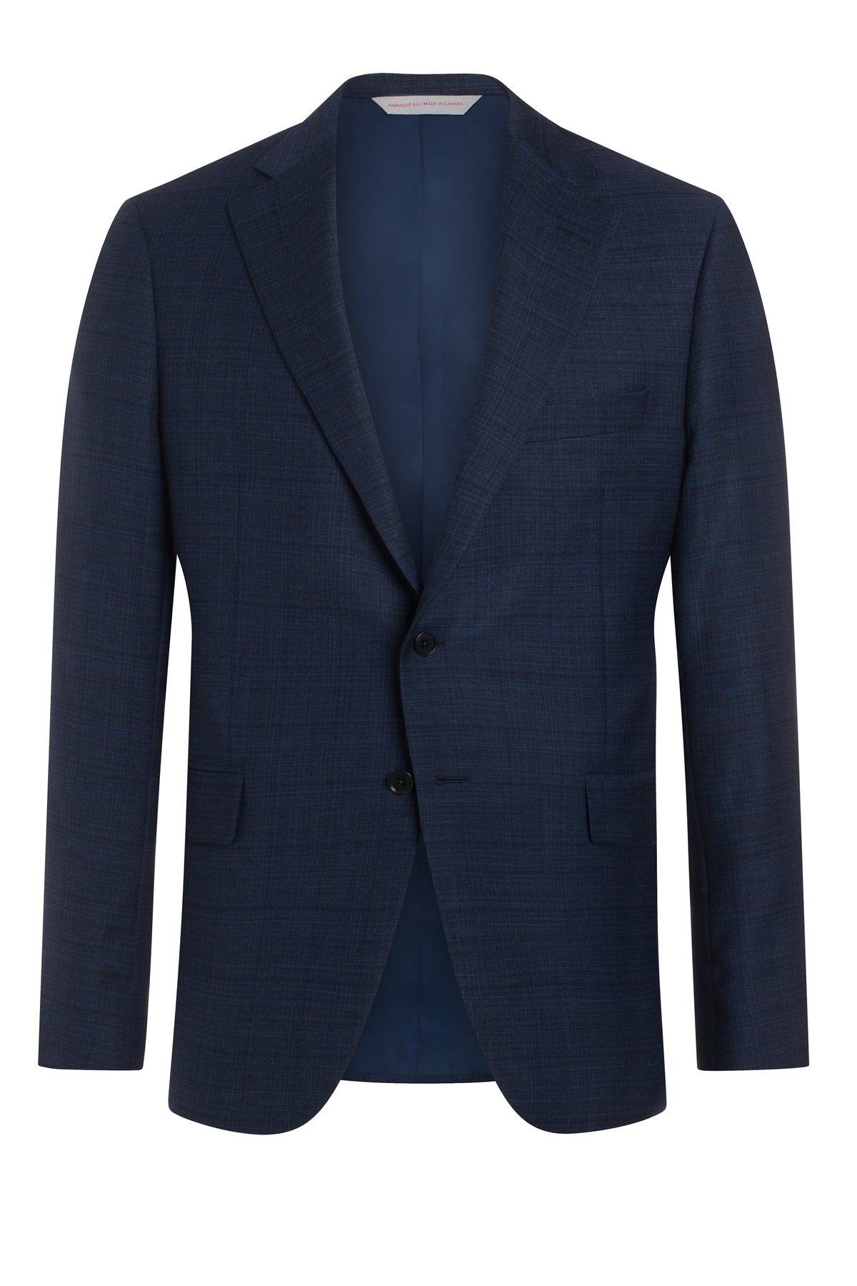 Dark Blue Tonal Plaid Suit