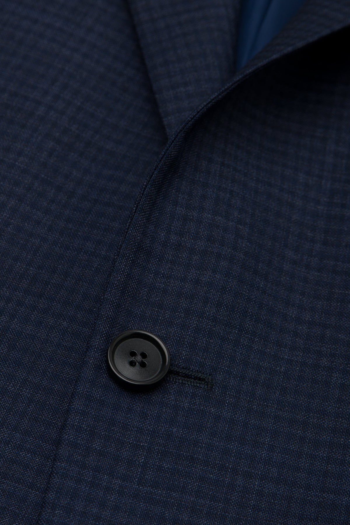 Dark Blue Mini Check Suit