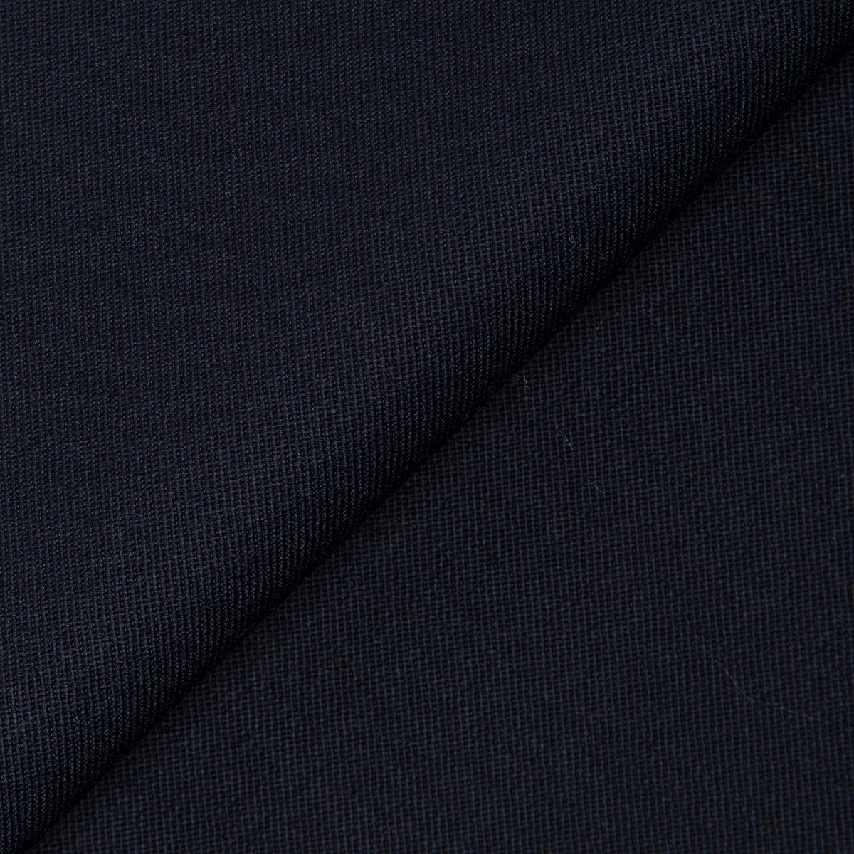 Navy Solid Wool Suit