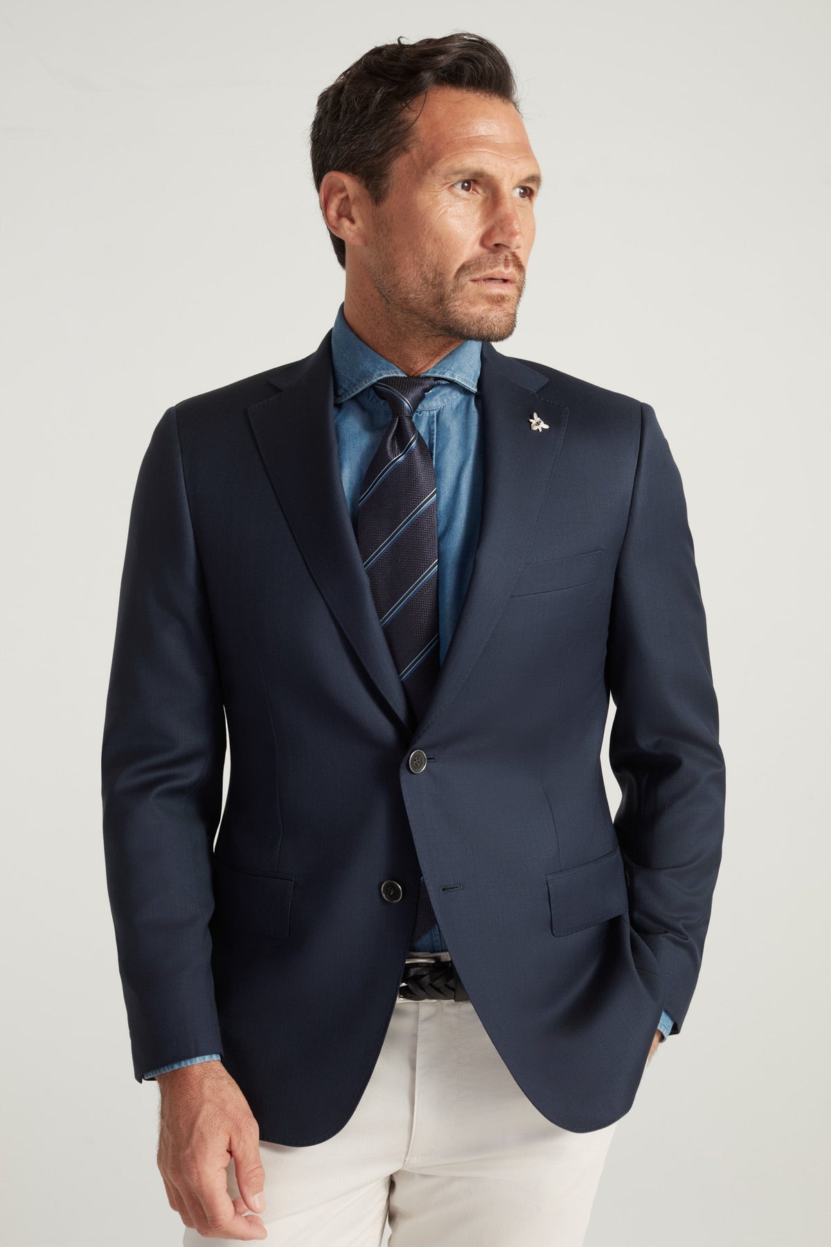 Navy Traveler Honey Way Blazer