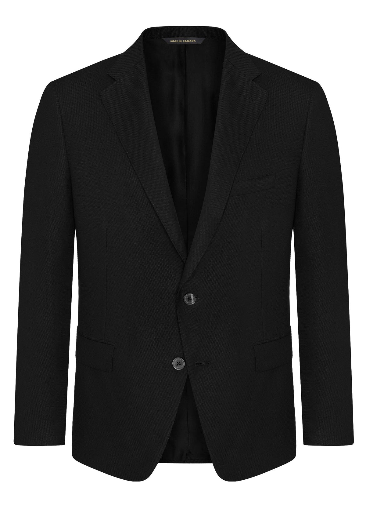Black Double Twist Super 130’s Blazer