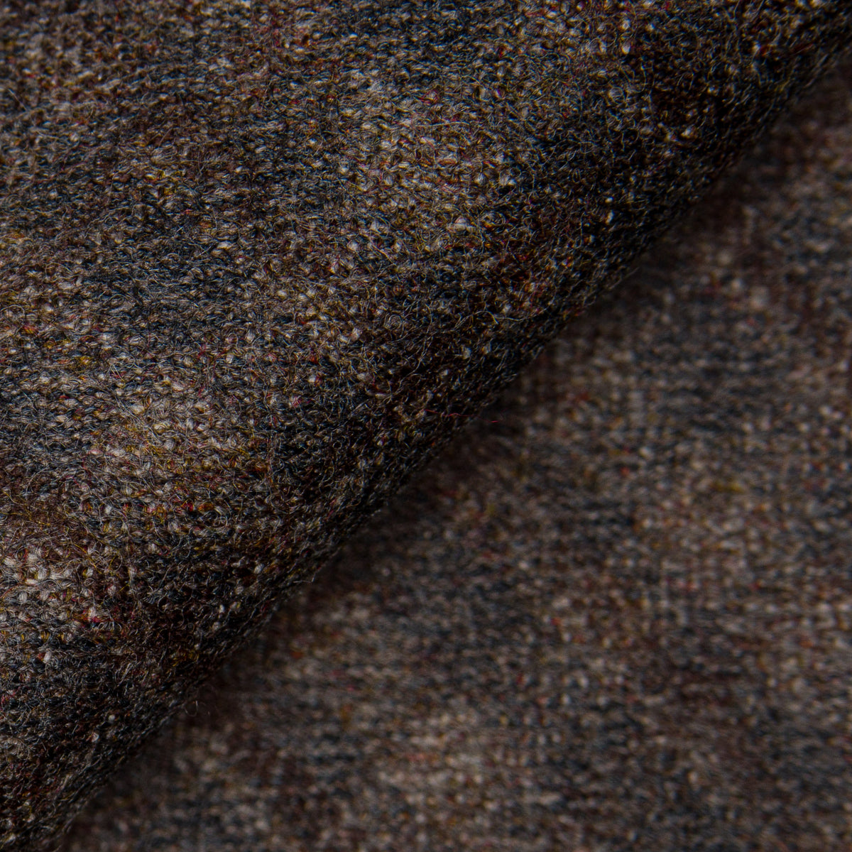 Brown Overcheck Flannel Jacket