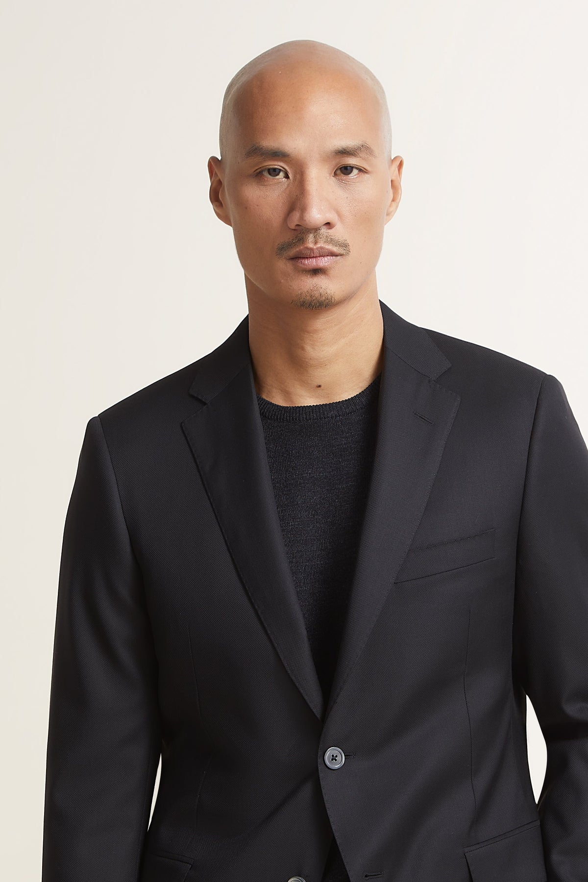 Black Double Twist Blazer