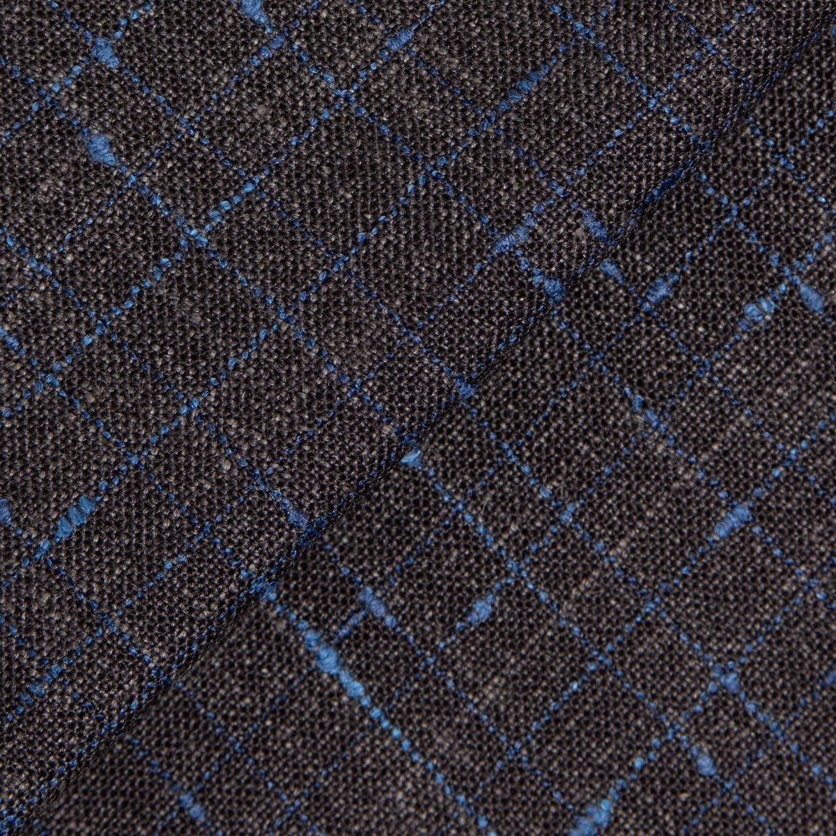 Brown Loro Piana Wool, Silk and Linen Donegal Jacket