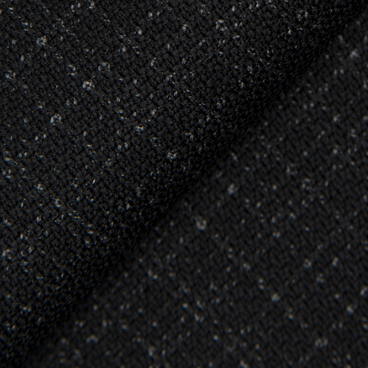 Black Super 130's Soft Mini-check Jacket