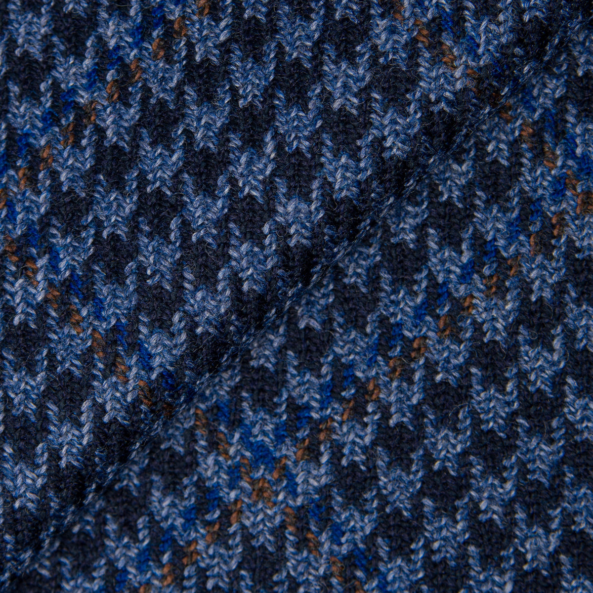 Blue Houndstooth Windowpane Jacket