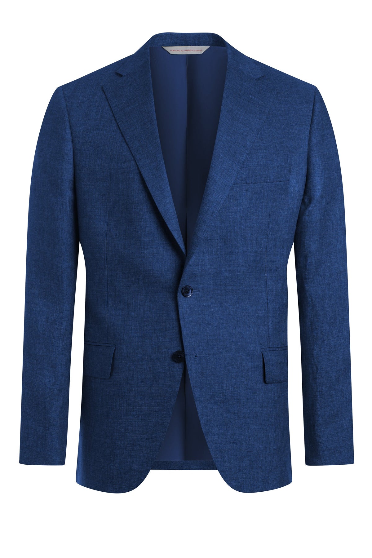 High Blue Linen Slub Jacket