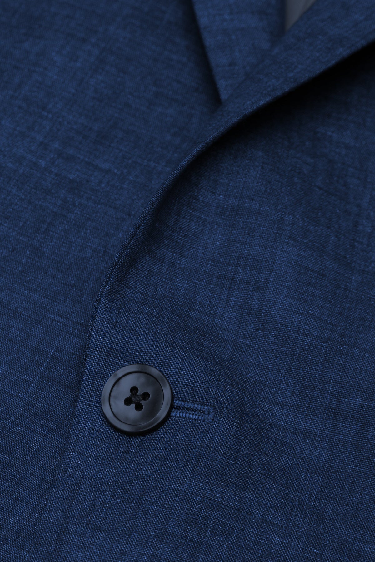 High Blue Linen Slub Jacket