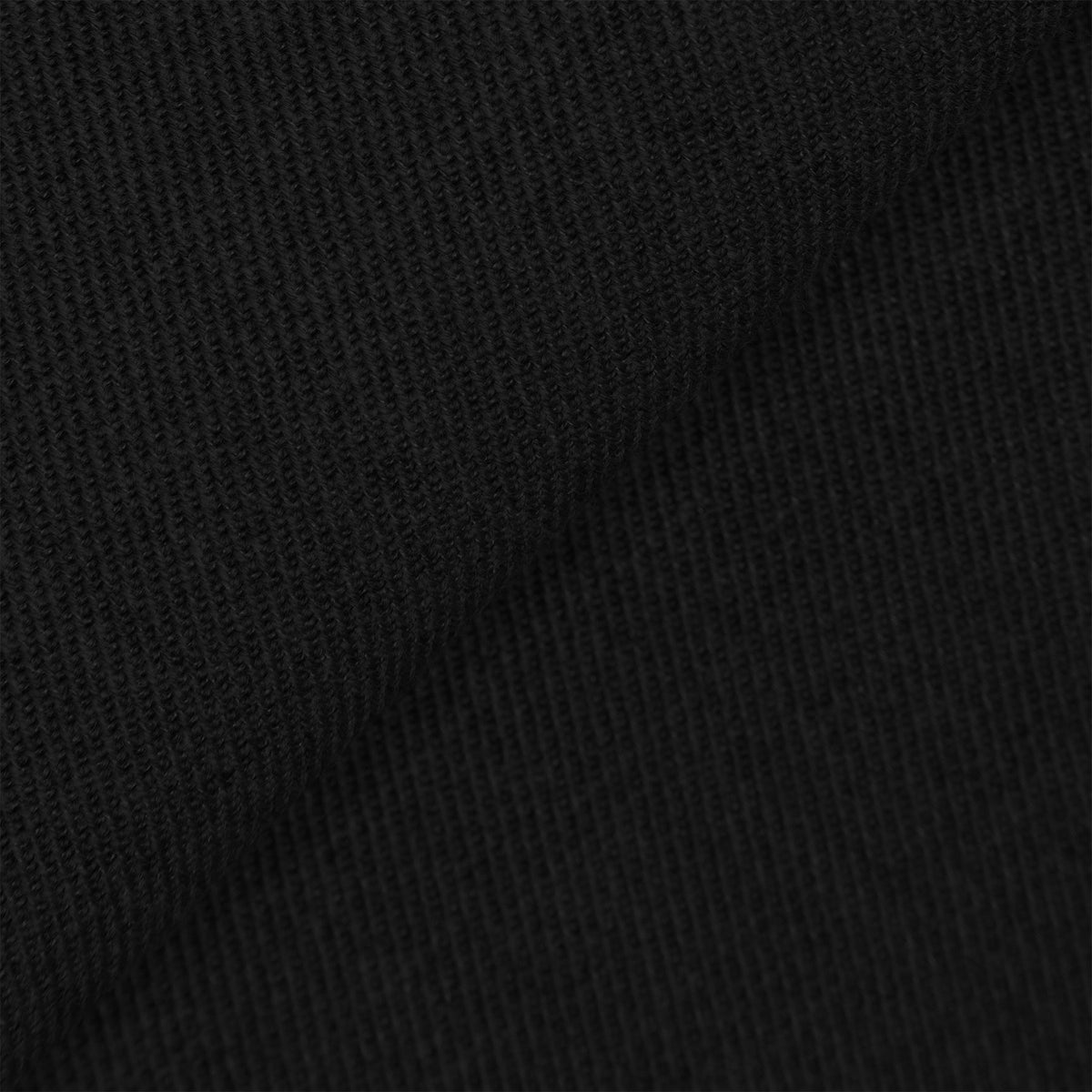 Black Wool Blend Twill Jacket