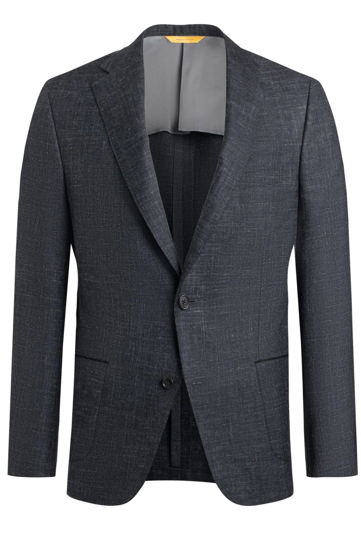 Charcoal Cashmere Blend Twill Jacket