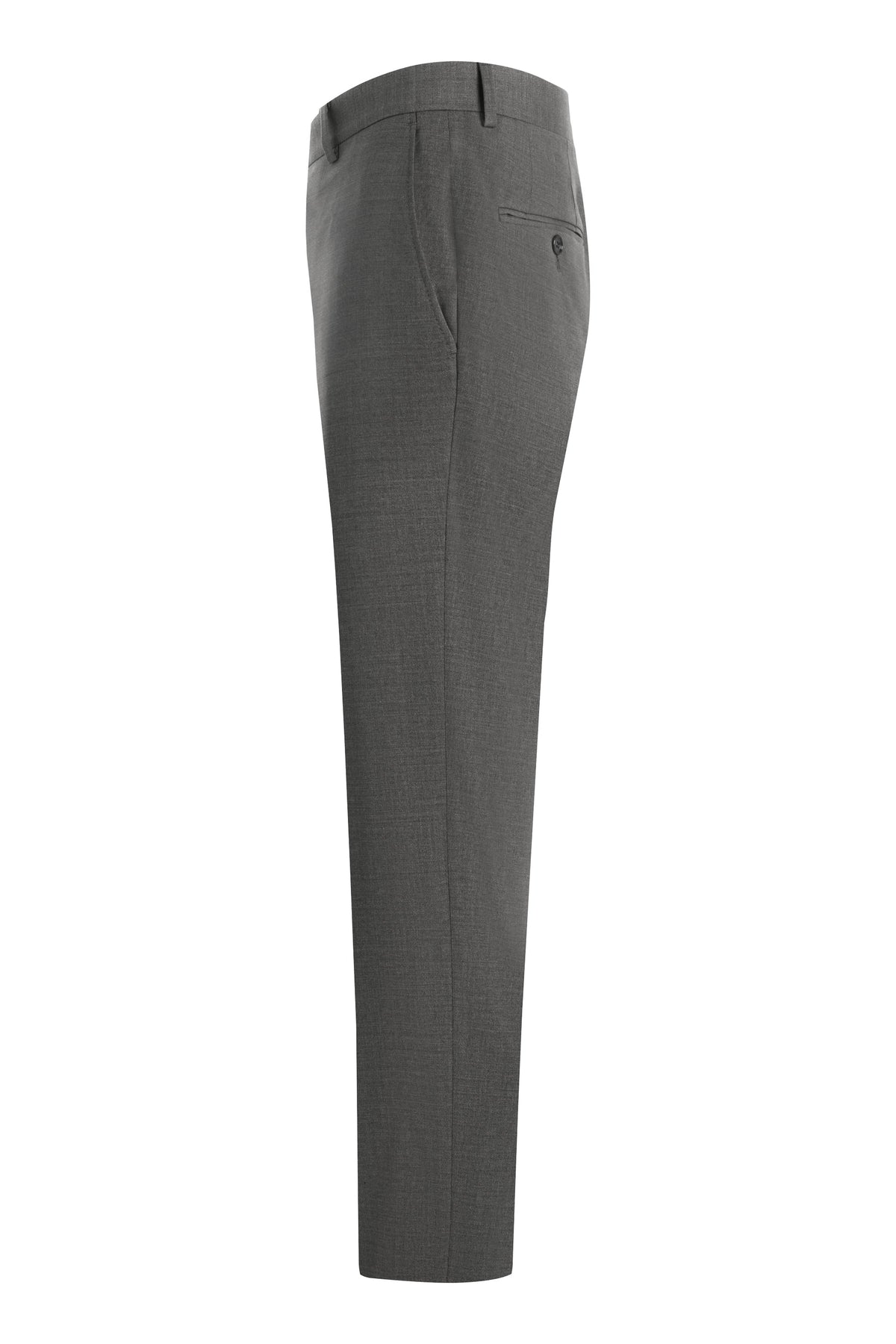 Mid Grey Smart Wool Super 110’s Trousers