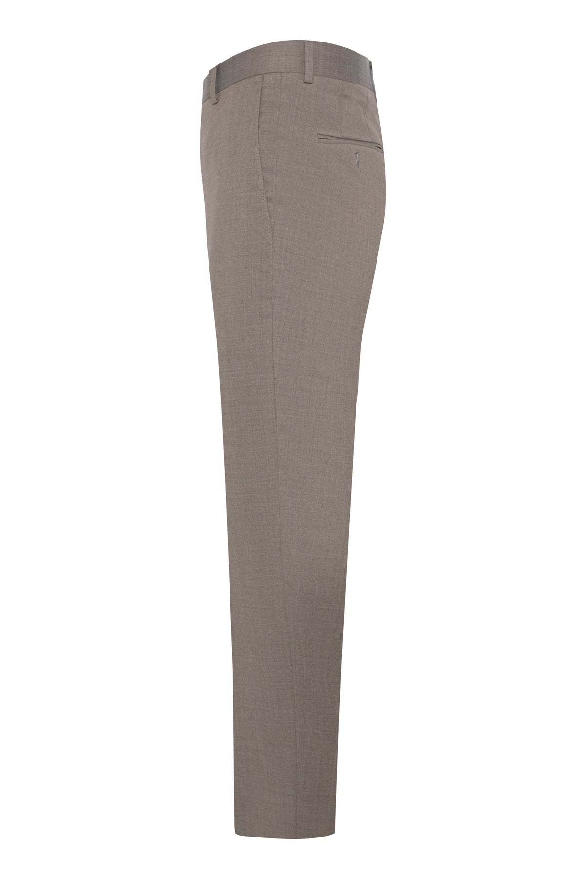 Tan Smart Wool Trousers