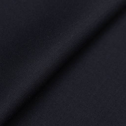 Black Super 110's Smart Wool Serge Trousers