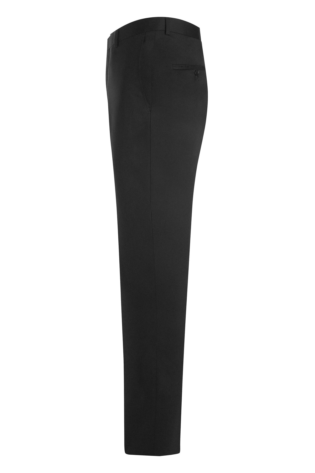 Charcoal 120's Wool Stretch Trousers