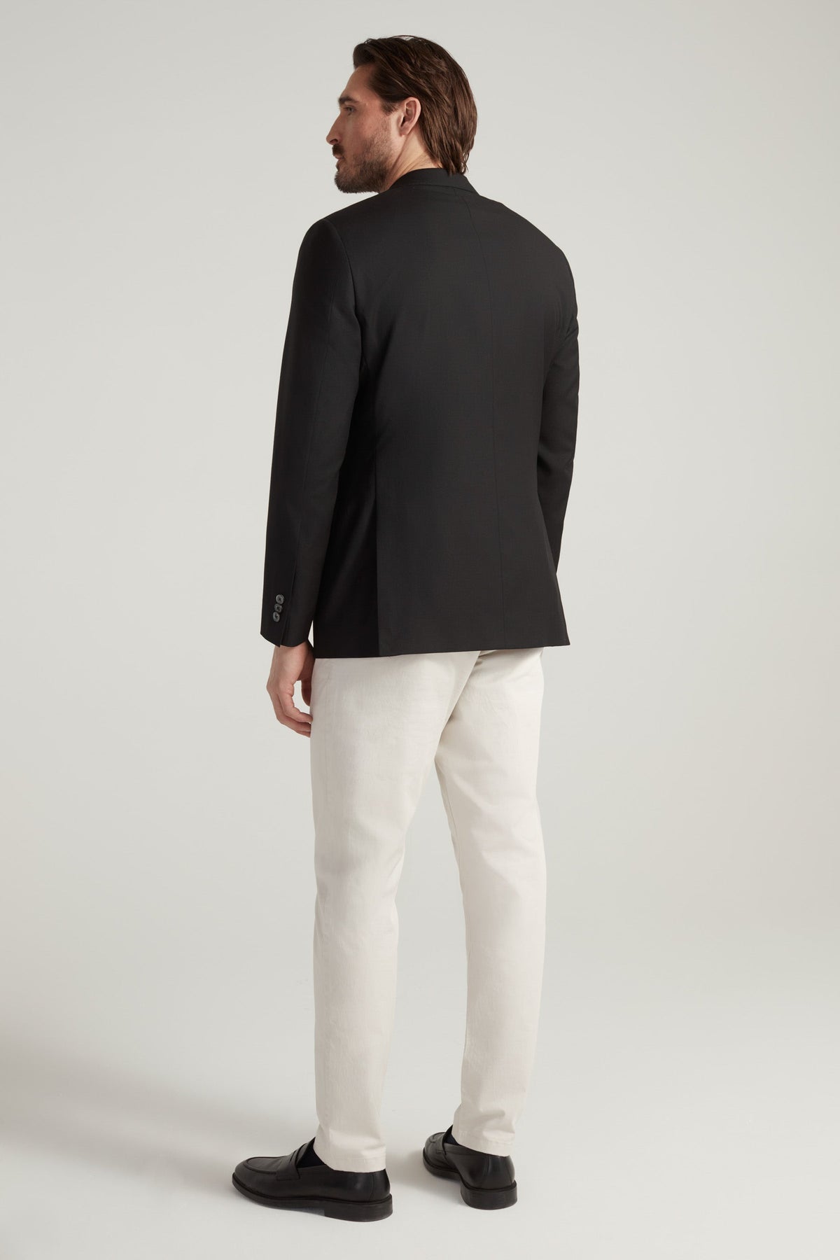 Black Double Twist Blazer