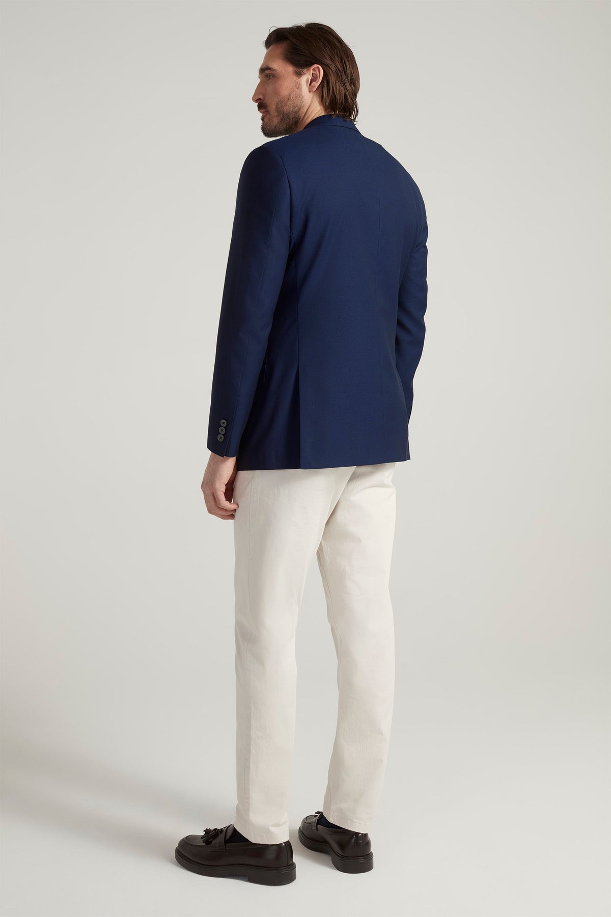 Blue Double Twist Blazer
