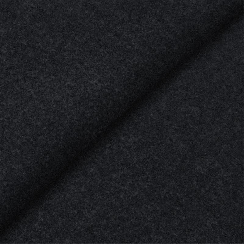 Dark Grey Ice Flannel Flat Front Trousers