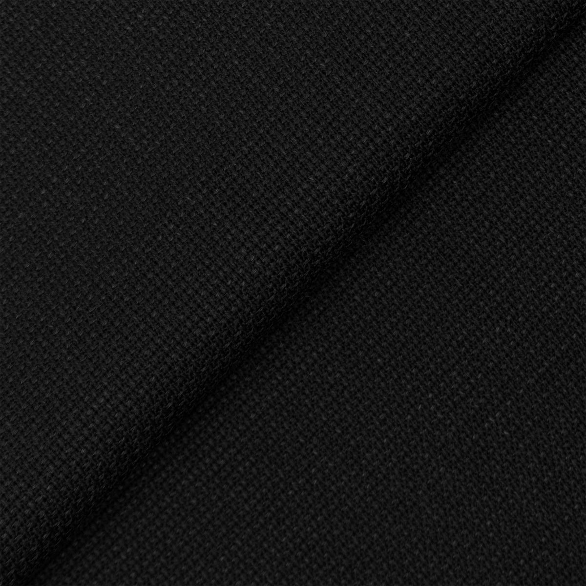 Black Linen Cotton Elastane Hopsack Jacket - Wm. Fox & Co.