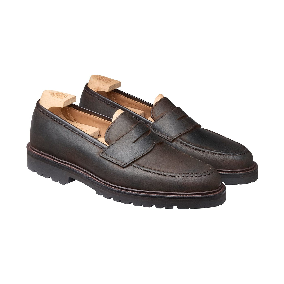 Boston 2 Dark Brown Rough-Out Suede – view 1