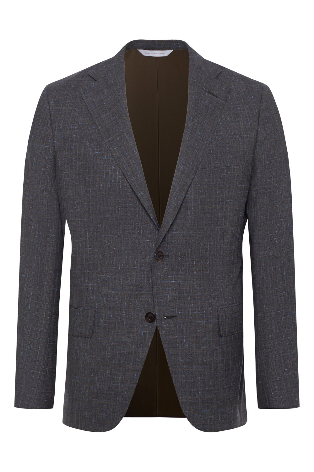 Brown Loro Piana Wool, Silk and Linen Donegal Jacket - Wm. Fox & Co.