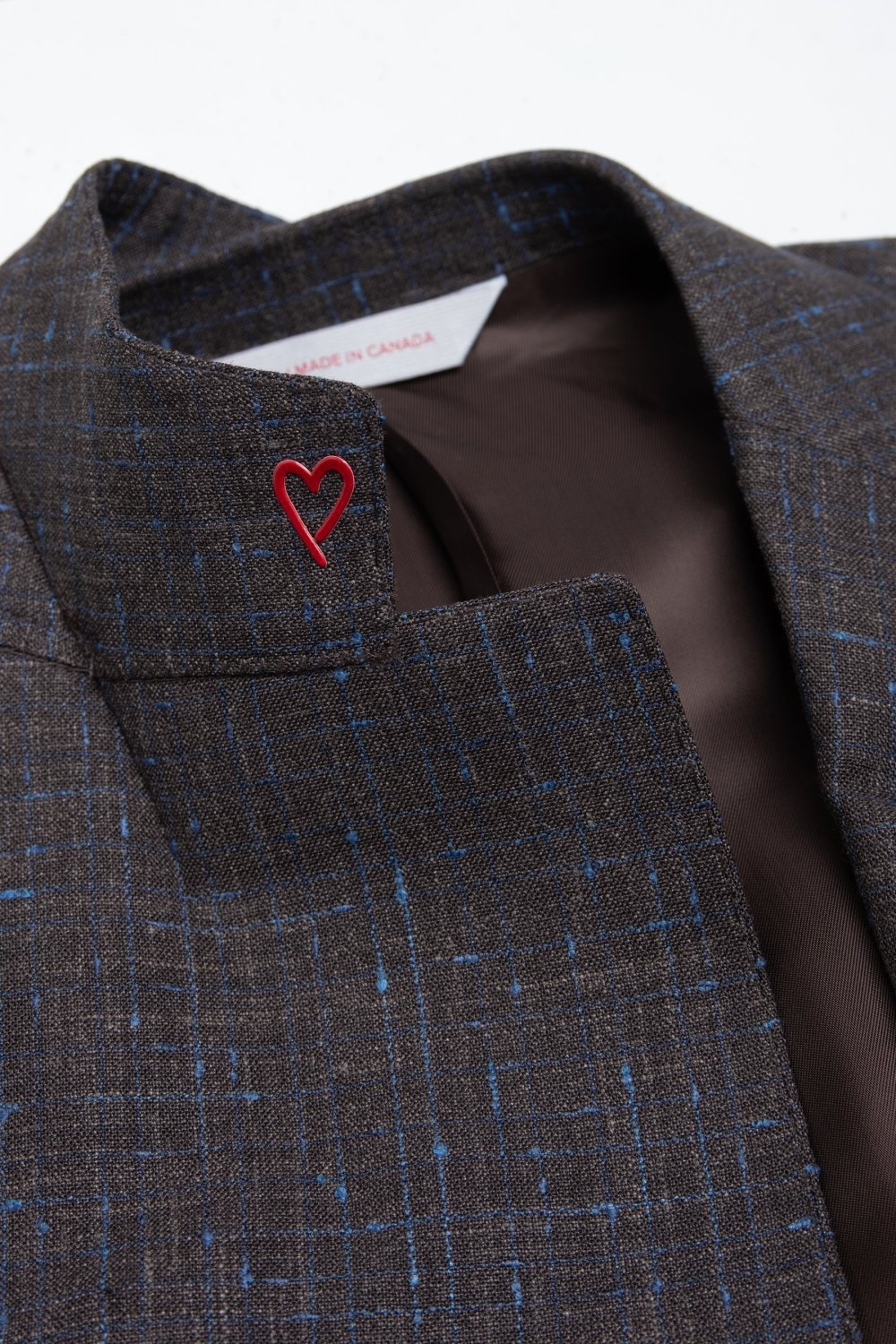 Brown Loro Piana Wool, Silk and Linen Donegal Jacket - Wm. Fox & Co.
