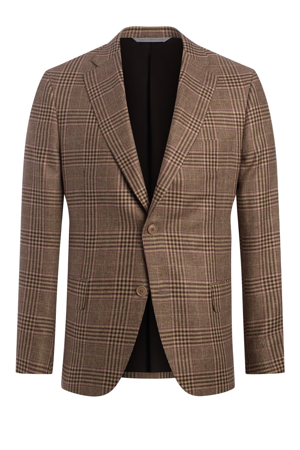 Brown Silk Plaid Jacket - Wm. Fox & Co.