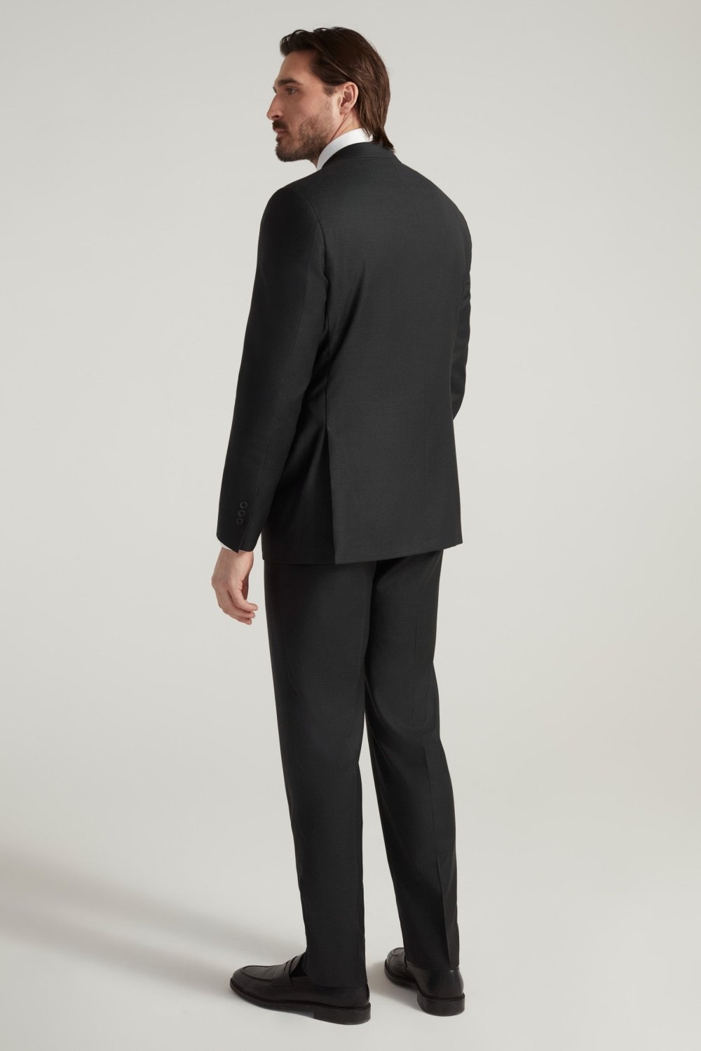 Charcoal Honey Way Super 150's Suit - Wm. Fox & Co.
