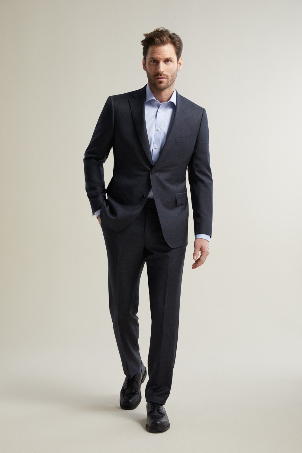 Charcoal Sharkskin Suit - Wm. Fox & Co.