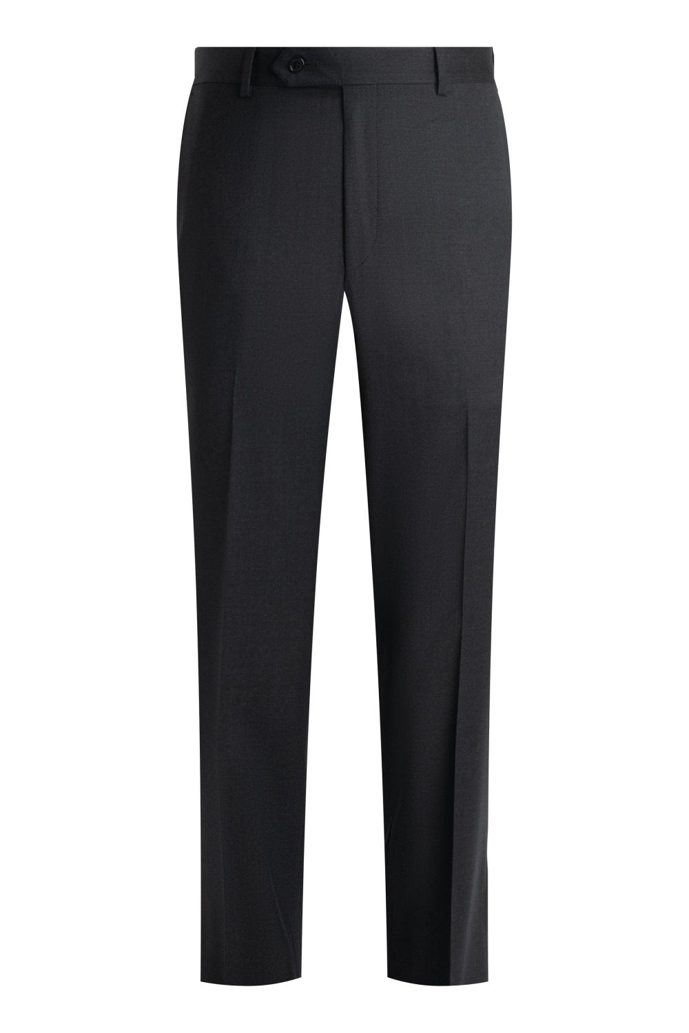 Charcoal Super 110's Smart Wool Serge Trousers – view 4