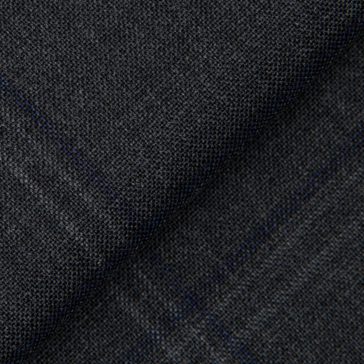 Dark Grey Navy Windowpane Wool Suit - Wm. Fox & Co.