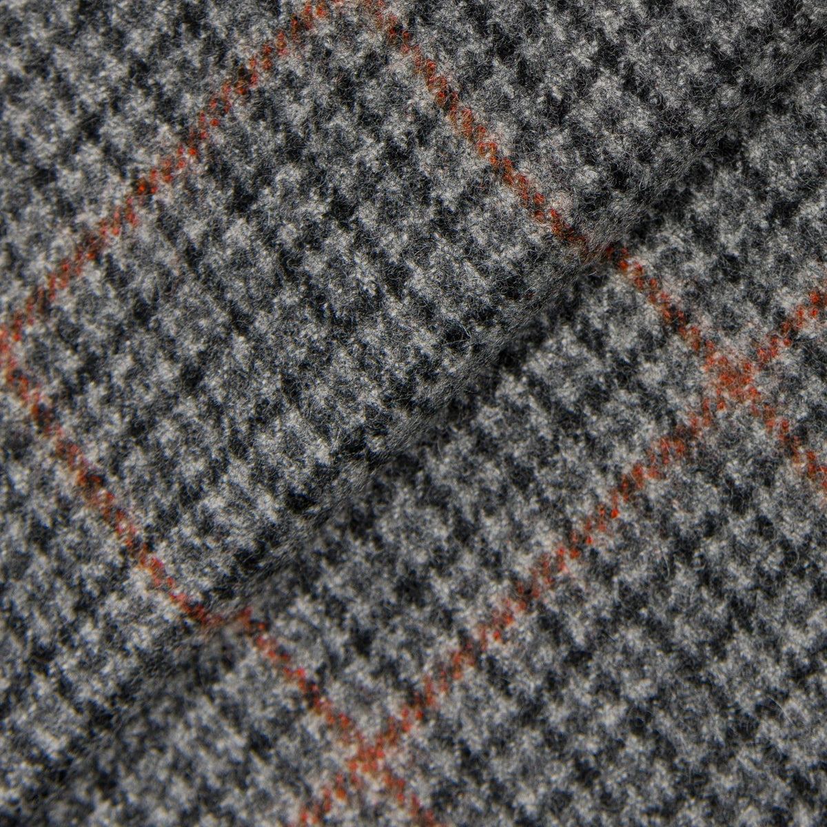 Grey Cashmere Blend Houndstooth Jacket - Wm. Fox & Co.