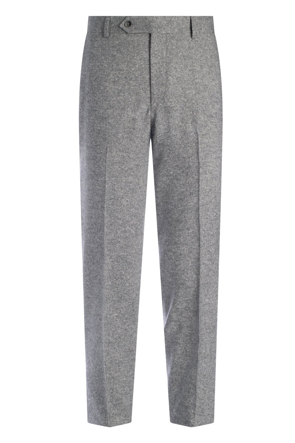 Light Grey Zegna Linen Blend Donegal Suit - Wm. Fox & Co.