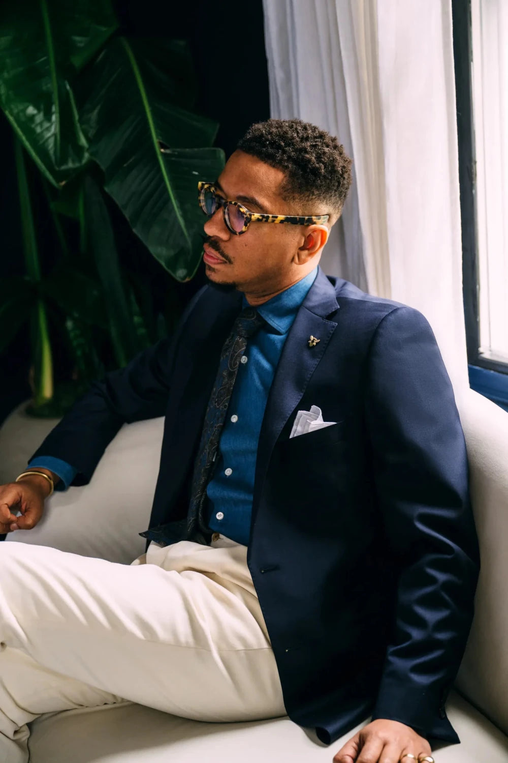 Navy Traveler Honey Way Blazer - Wm. Fox & Co.