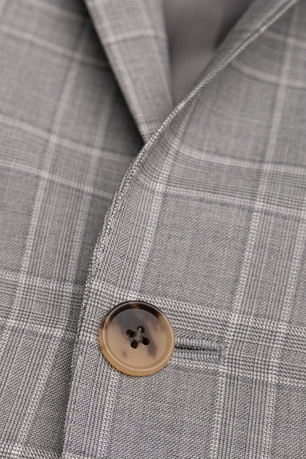 Pearl Grey Super 160's Plaid Suit – view 3