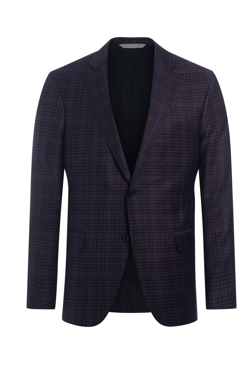 Purple Gun Check Super 130's Jacket - Wm. Fox & Co.