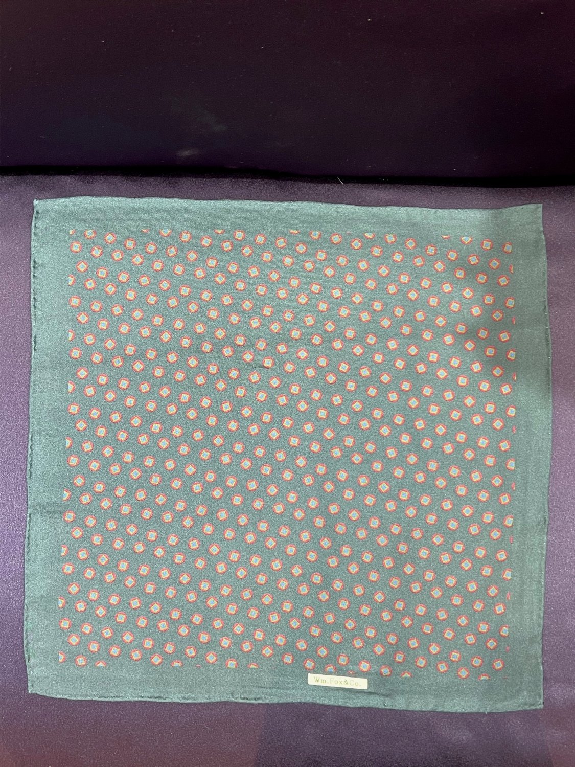 Sage Dotted Pocket Square - Wm. Fox & Co.