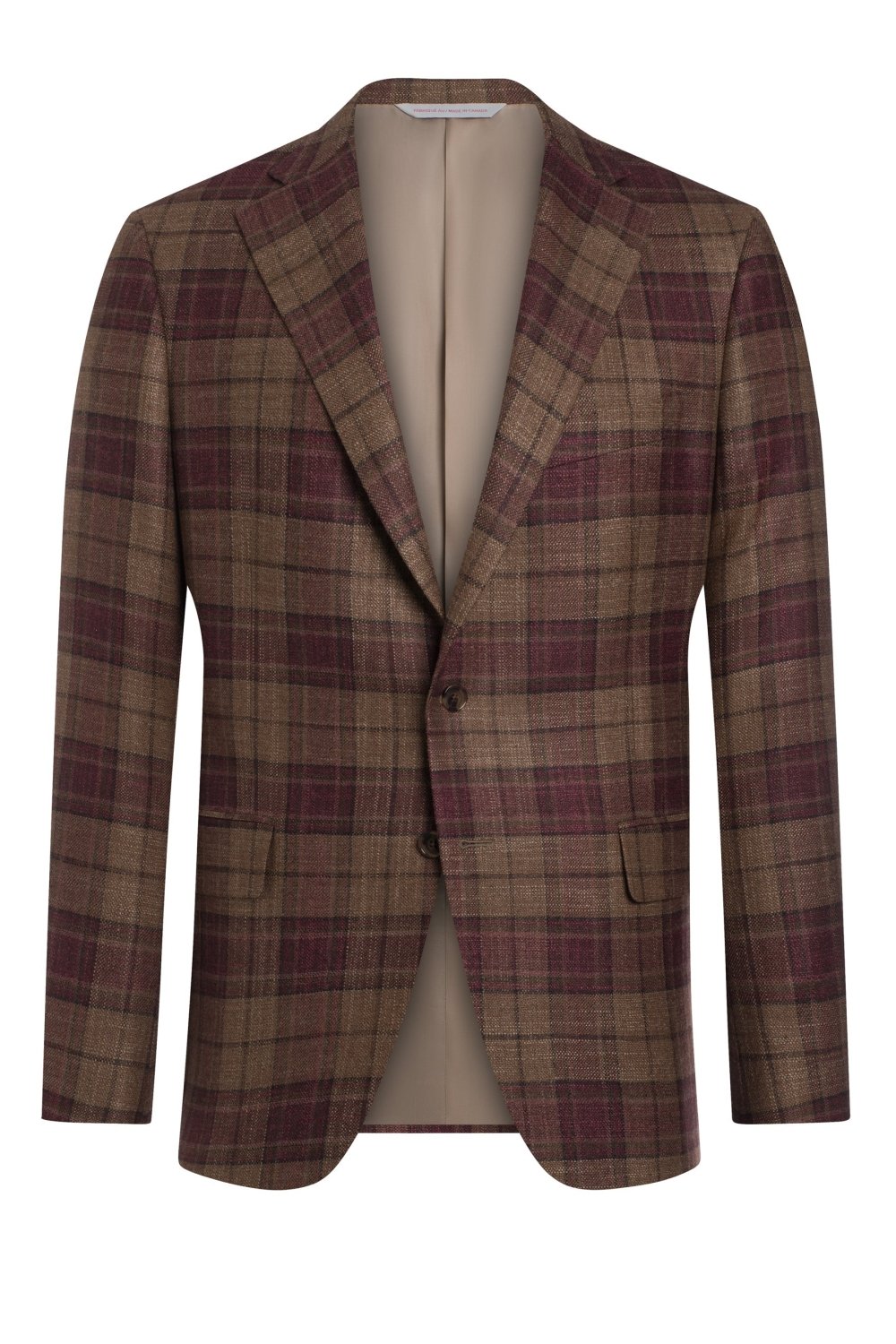 Taupe Honey Way Plaid Jacket – view 4