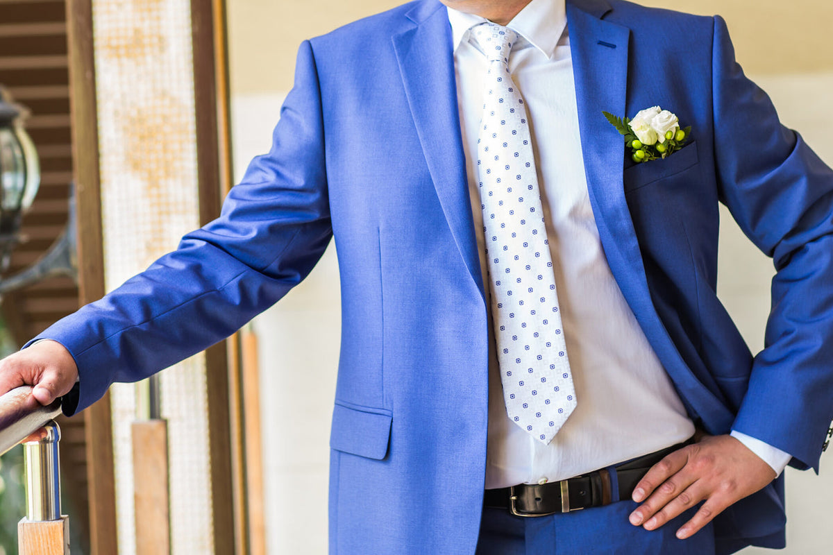 Formal tailoring for a wedding celebration