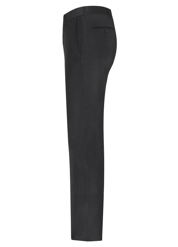 Dark Grey Ice Flannel Flat Front Trousers